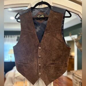Brown Suede Vest
